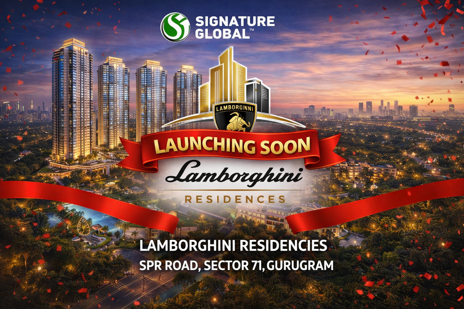 Tonino Lamborghini Residences Gurgaon exterior view